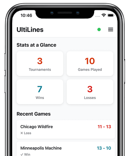UltiLines App Screenshot